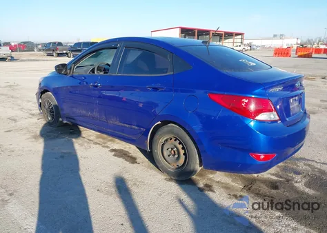 2014 Hyundai Accent Gls z USA, uszkodzony, nr VIN KMHCT4AE1EU603377
